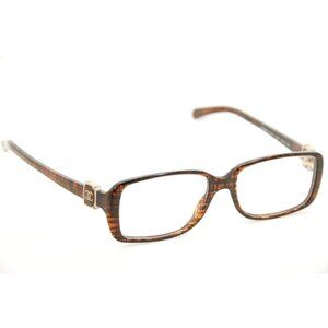 Chanel Glasses 3185 C.1204 52 mm Brown Tweed Frames Italy Rx